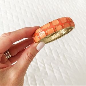 Fornash Snap Bangle • Coral and Peach